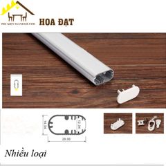 Thanh nhôm led treo quần áo 15x29mm VNH1529-VNH1529