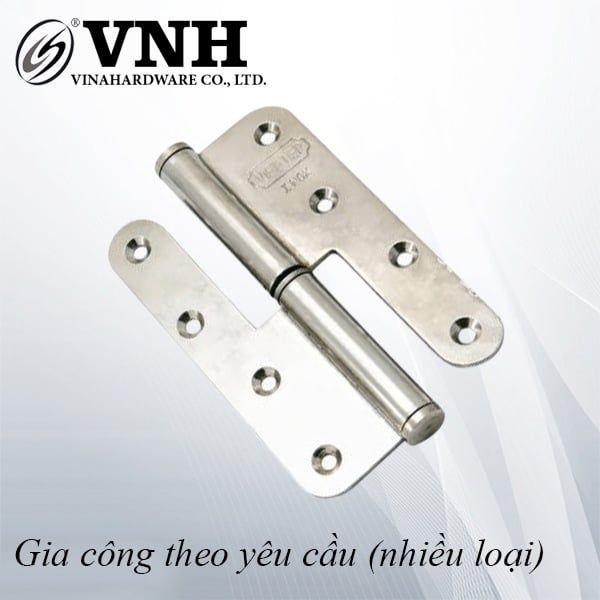 Bản lề cối dài 125mm, inox 201-H08125P