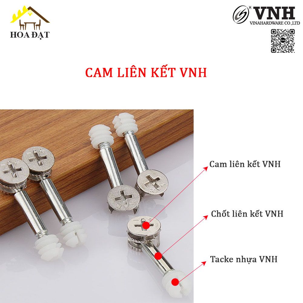 Cam 1518 cao 14, phi 15 Vinahardware CC0014C15-CC0014C15