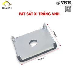 Pat ( Bas) sắt xi trắng Vinahardware kích thước 18x14 - VNH292365003