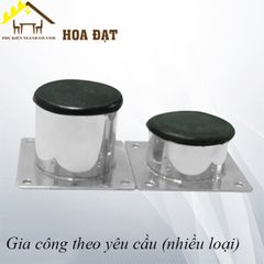 Chân ghế sofa đế bằng, inox 201, phi 50mm - VNH50D150