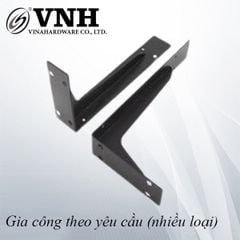 Pat (Bas) sắt bàn trang điểm 400x140x3mm, sơn đen mờ - VNH4001403