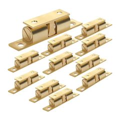 Chốt bi cửa màu vàng thau Vinahardware, hàng cao cấp-CB100Y4IV