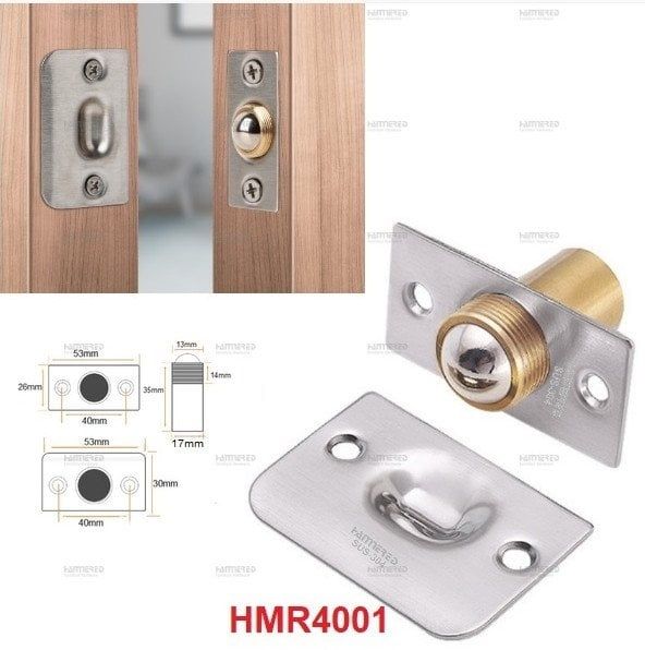 Chốt bi cửa inox 304 mờ Vinahardware, lõi đồng thau - CB1735