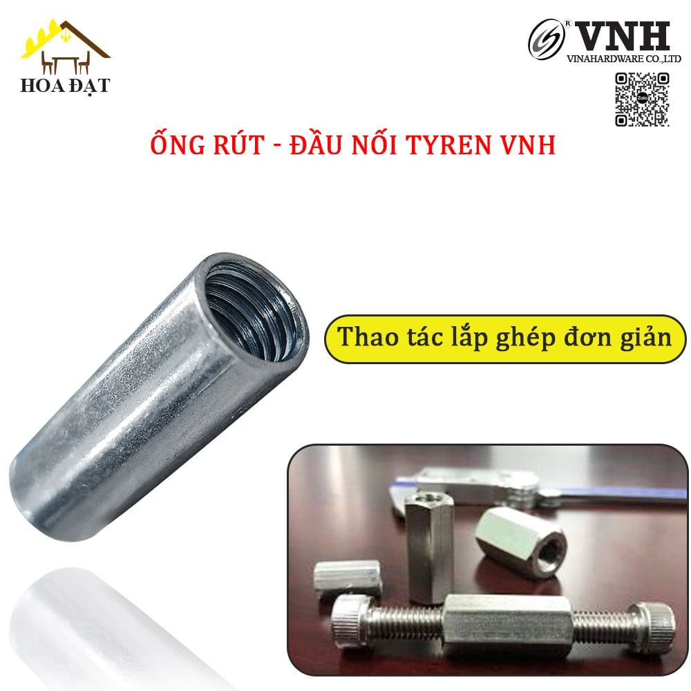 Ống rút hàn khung bàn ghế Vinahardware-TRM613Z - HDFA558