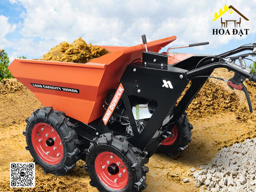 Xe đẩy hàng bốn bánh Vinahardware, kết hợp tay thắng - VNH094012