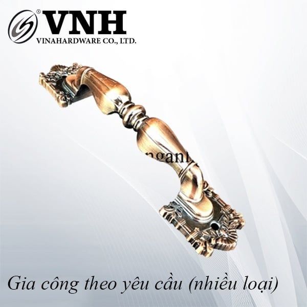 Tay nắm cổng Vinahardware màu nâu-HD0187D128
