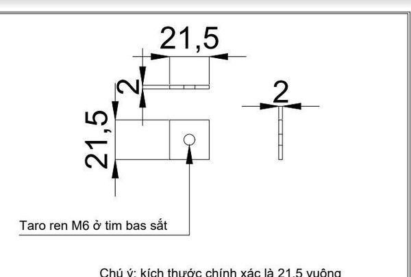 Khuôn Pat ( Bas) vuông 17.5x17.5 và 21.5x21.5 - KHUONVUONG-KHUONVUONG