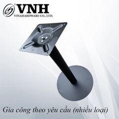 Khung chân bàn sắt cà phê Vinahardware, sơn đen - VNH400700