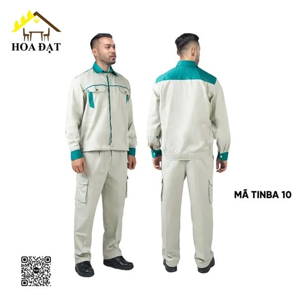 Bộ quần áo bảo hộ kaki  Vinahardware