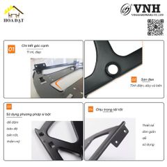 Bản lề tủ giày (kệ giày) Vinahardware thông minh 3 tầng sắt sơn tĩnh điện VNH286100