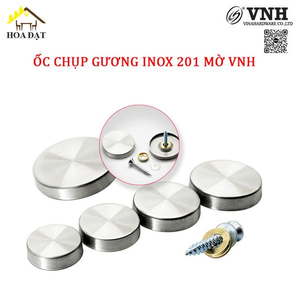 Ốc chụp gương inox 201 mờ-CS16Z3