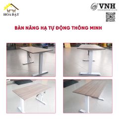Khung bàn làm việc đứng điều chỉnh tự động Vinahardware, độ cao 2 tầng - VNH101122