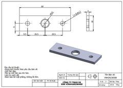 Pat ( Bas) ba lỗ Vinahardware - P1360W