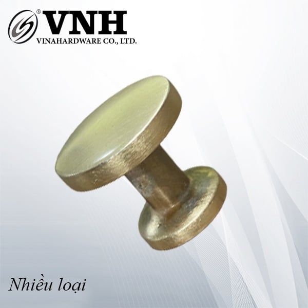 Núm tay nắm Vinahardware phi 30mm, màu vàng Vina - HD00126-HD00126
