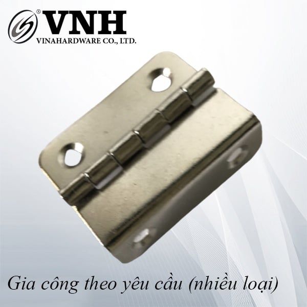 Bản lề U Vinahardware loại 41x12x1mm, xi nikel - H00041N-H00041N