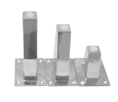 Chân ghế sofa inox cao 75mm Vinahardware VNH103D75