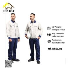 Bộ quần áo bảo hộ kaki  Vinahardware