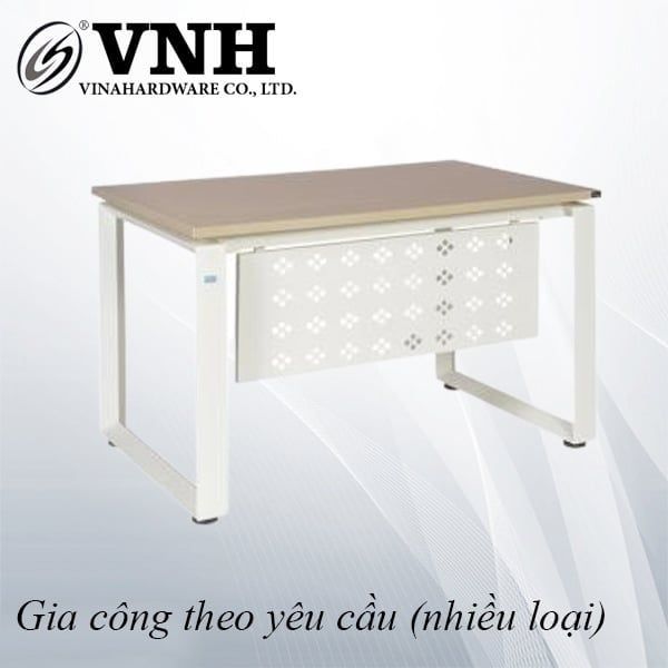 Khung bàn sắt chân tam giác Vinahardware, sơn trắng - VNH700750T