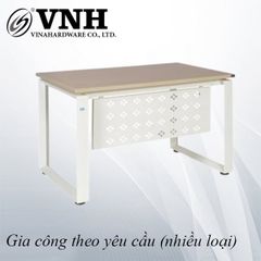 Khung bàn sắt chân tam giác Vinahardware, sơn trắng - VNH700750T