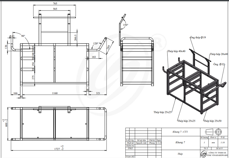 Bộ kệ máy in - VNH1727600