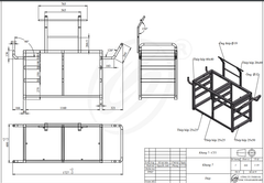 Bộ kệ máy in - VNH1727600