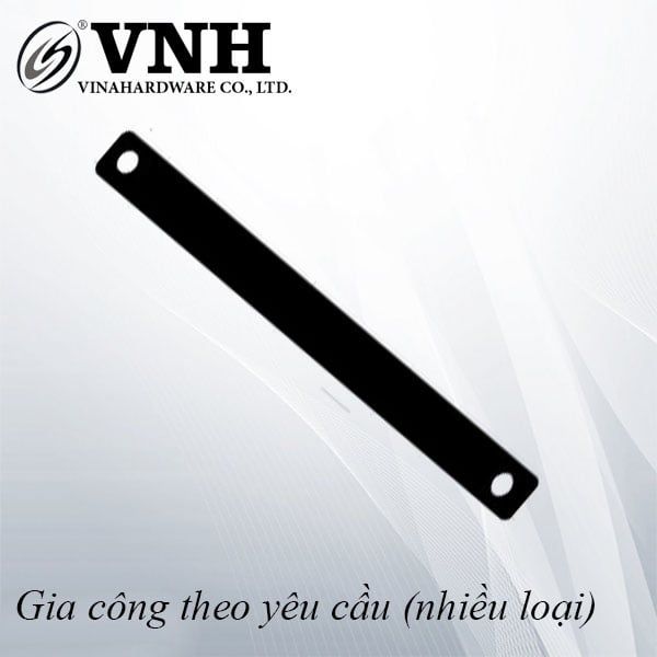 Pat ( Bas) sắt Vinahardware kích thước 40x25x3mm, sơn đen mờ - VNH400253B-VNH400253B