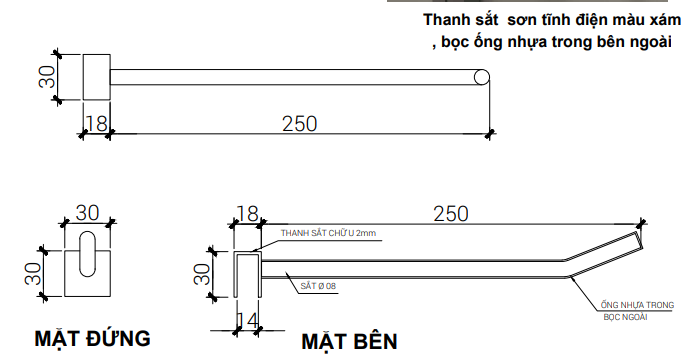Bas móc treo Vinahardware - VNH0202822