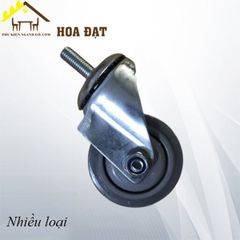 Bánh xe nhựa có tyren Vinahardware, màu xám - CT751230CK