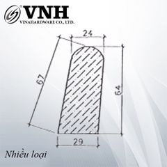 Ống côn D29-D24 dài 64mm, dày 1.1mm, hàng phôi - VNH292464-VNH292464