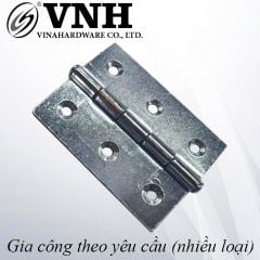 Bản lề lá Vinahardware loại 75x58 dày 2ly mạ crom H7558D2-H7558D2