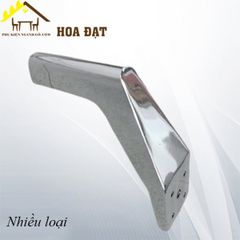 Chân kiềng sofa Vinahardware loại 150mm, màu trắng nikel - TA150NK