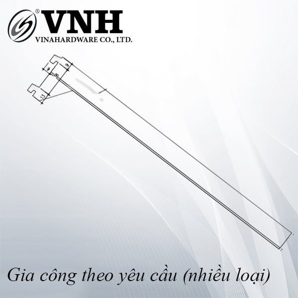 Bas đỡ kệ, inox 304 - VNH360602