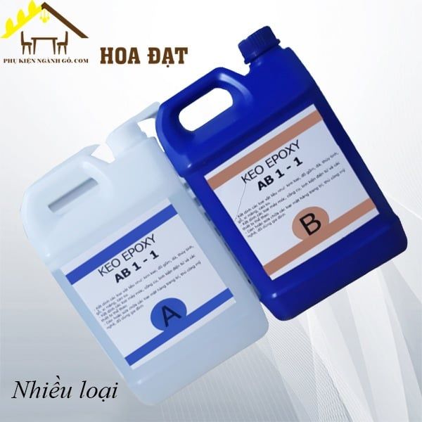 Keo epoxy 2 thành phần AB 1-1 - KEO11AB