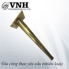 Chân côn ghế sofa Vinahardware, màu vàng gold - Nhiều kích thước - Loại thẳng - Loại Nghiêng VNH250S