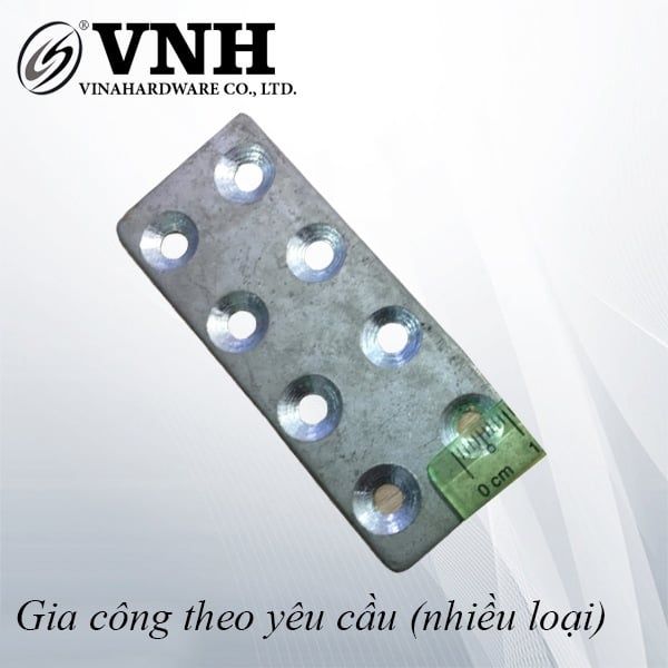 Pat ( Bas) sắt Vinahardware kích thước 30x80x2mm, xi trắng xanh - VNH308002-VNH308002