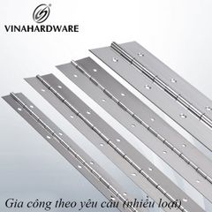 Bản lề piano bản 38mm, inox 304 xước Vinahardware - VNH381000HL