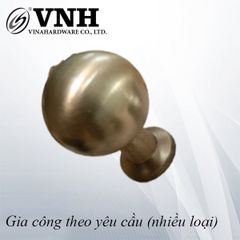 Núm tay nắm tròn Vinahardware, màu vàng - HD0082