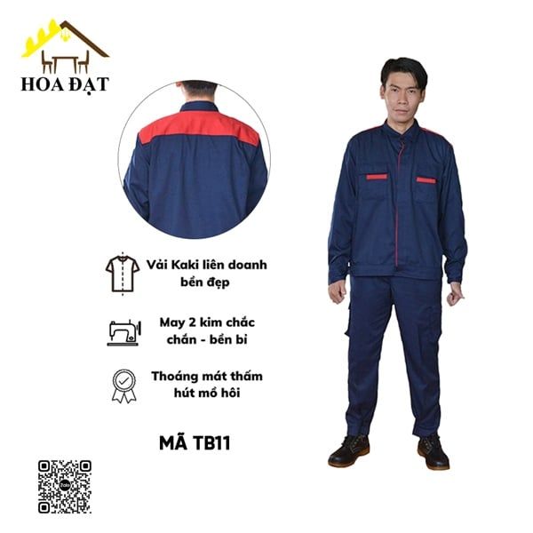 Bộ quần áo bảo hộ kaki  Vinahardware