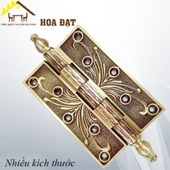 Bản lề lá hoa văn đồng thau-HHL13306