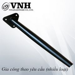 Chân côn bàn ghế, ống D42-D20, dày 1.2mm, sơn đen mờ - VNH4220300