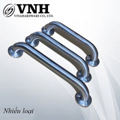 Tay nắm cửa chữ C, có đế, inox 201 Vinahardware - HD0120D230