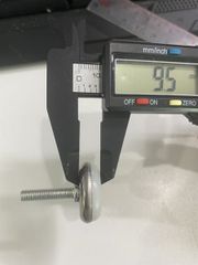 Chân tăng đưa đế nhựa trắng Vinahardware kích thước 30x11mm, M6x25mm VNH000195-VNH000195