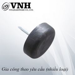 Đinh nhựa đầu bằng màu đen-DN211748