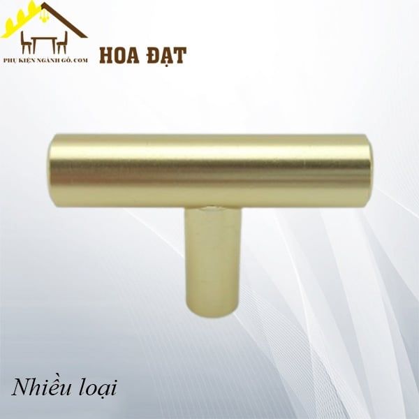 Tay nắm chữ T Vinahardware phi 12mm, màu vàng - HD5034