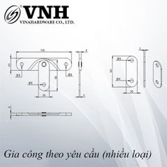 Bas sắt 100x20x2mm, bảy màu - VNH100202