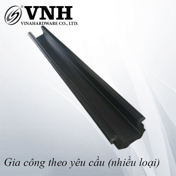 Thanh trượt nhựa cửa lùa U - HDDR355-TTL8432