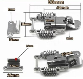 Chốt mỏ vịt có lò xo Vinahardware, inox 304 - TL4774I3