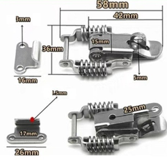 Chốt mỏ vịt có lò xo Vinahardware, inox 304 - TL4774I3