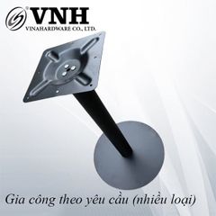 Khung chân bàn sắt cà phê Vinahardware, sơn đen - VNH400700